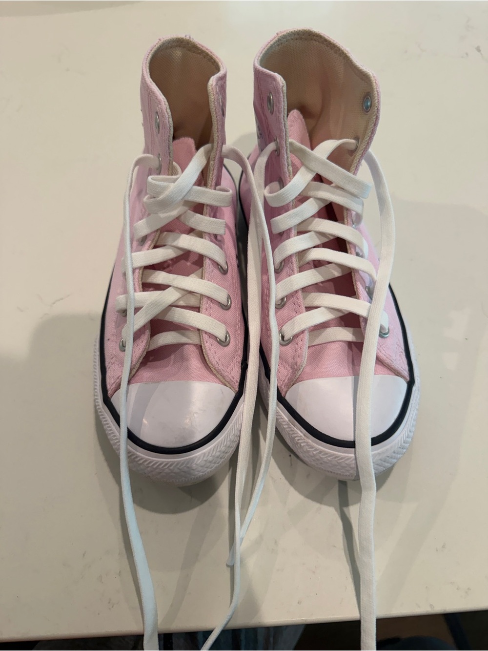 Converse Chuck Taylor Pink High Top Sneakers Kids Youth Size 2
